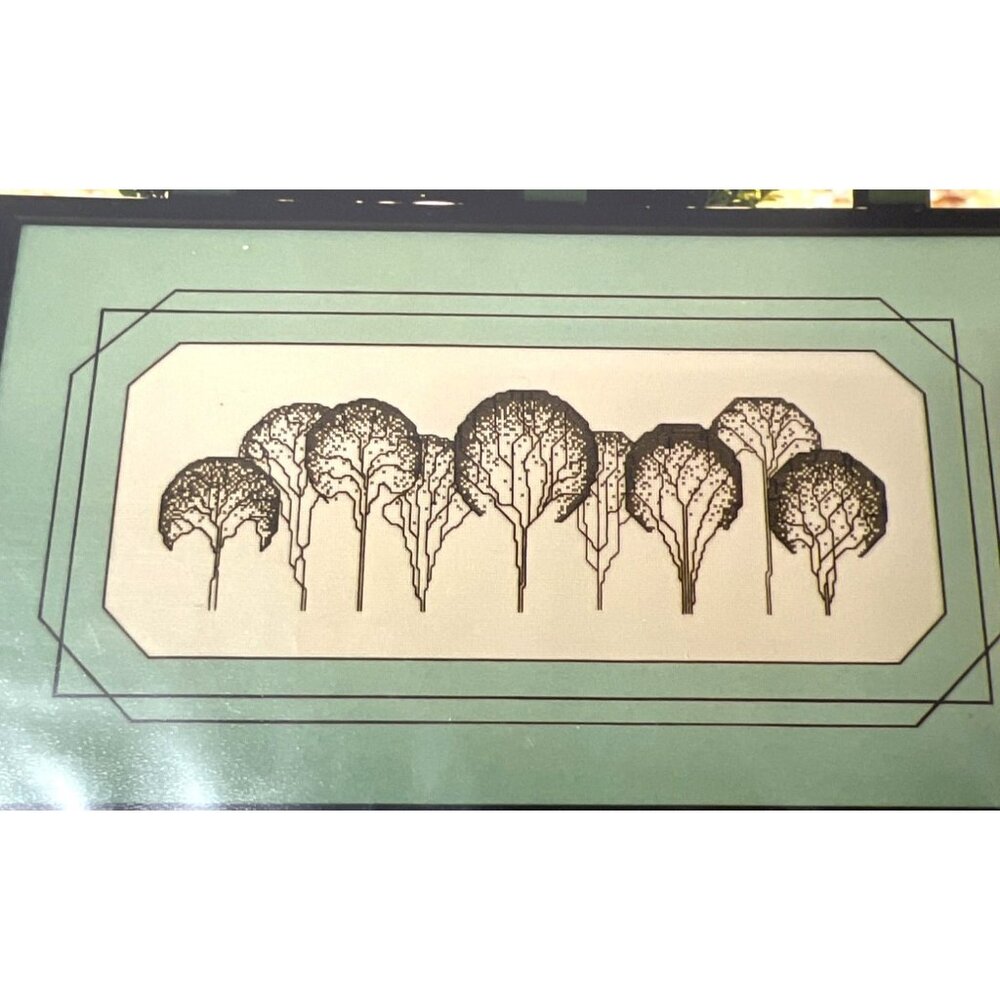 Simply Old-Fashioned "Twinkling Of Trees" Wall Art Pattern